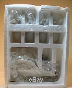 Dept 56 Winter Silhouette Santa S Sleigh 4 Reindeer Set Of 5