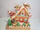 003 12sugarplum Dreams Christmas Gingerbread House Santa Sleigh Reindeer
