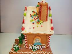 003 12sugarplum Dreams Christmas Gingerbread House Santa Sleigh Reindeer