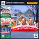 10ft Christmas Inflatable Santa Sleigh & Reindeer Yard Decor Holiday Outdoor D