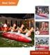 10 Ft Lighted Santa Sleigh With Reindeer Inflatable For Festive Outdoor Cheer