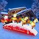 10 Ft Santa Sleigh With Reindeer Inflatable Christmas Yard Decoration