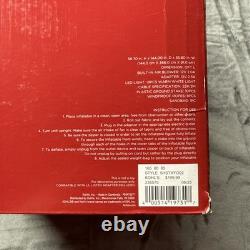 12FT Christmas Inflatables Santa and Reindeer, Blow up Santa Sleigh and Reindeer