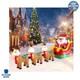 12 Ft Inflatable Santa Sleigh With Reindeer & Led Lights Outdoor Christmas