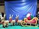 16' Gemmy Airblown Inflatable Colossal Santa In Sleigh With Reindeer B445-85213