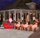 16' Wide Giant Inflatable Santa Sleigh & Reindeer Christmas Airblown Yard Decor