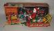 1950's Japan Santa Claus On Reindeer Sleigh Battery-op Toy In Original Box #bp54