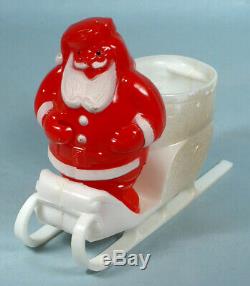 1950s Sears Rosbro Santa's Candy Express Christmas Figural withBox Sleigh Reindeer