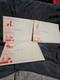 1957 Douglas Fir Plywood Association Christmas Pattern Lot Santa Sleigh Reindeer