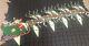 1960's To Early 1970's Union Plastic Santa In Sled With Reindeer Yard Stakes
