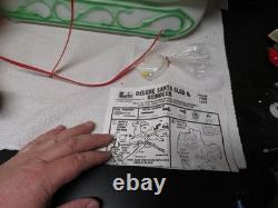 1977 RARE 24 Empire Santa, Sleigh, Reindeer Christmas Blow Molds & Box-Complete