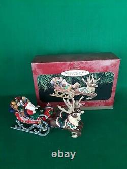 1997 Hallmark Santa's Magical Sleigh Repaint New Rare