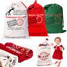 1-50x Wholesale Large Canvas Christmas Santa Sack Special Delivery Xmas Gift Bag