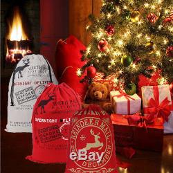 1-50X Wholesale Large Canvas Christmas Santa Sack Special Delivery Xmas Gift Bag