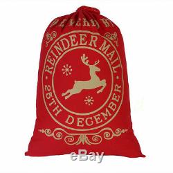 1-50X Wholesale Large Canvas Christmas Santa Sack Special Delivery Xmas Gift Bag