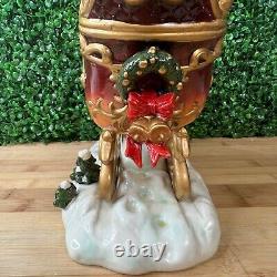 2003 Grandeur Noel Collector's Edition Santa Sleigh and Reindeer Set Porcelain