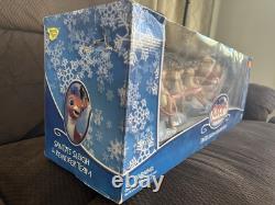 2003 Santa's Sleigh & Reindeer Team New In Box! Memory Lane Collection