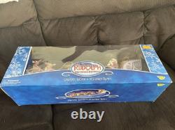 2003 Santa's Sleigh & Reindeer Team New In Box! Memory Lane Collection