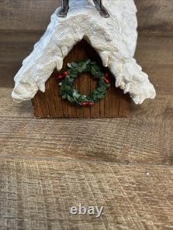 2004 Annalee Santa Sleigh and 8 Reindeer And To All A Good Night Rooftop READ