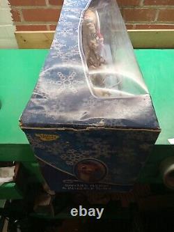 2004 RUDOLPH The Red Nosed Reindeer SANTA's SLEIGH & Reindeer Team In Box