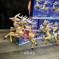 2005 Hallmark Santa's Midnight Ride COMPLETE Set 5 Dash Away And Reindeer