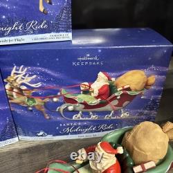 2005 Hallmark Santa's Midnight Ride COMPLETE Set 5 Dash Away And Reindeer
