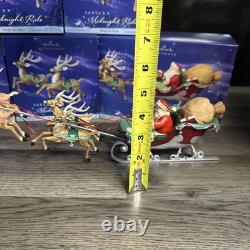 2005 Hallmark Santa's Midnight Ride COMPLETE Set 5 Dash Away And Reindeer