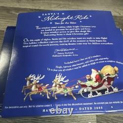 2005 Hallmark Santa's Midnight Ride COMPLETE Set 5 Dash Away And Reindeer 2005 Hallmark Santa's Midnight Ride COMPLETE Set 5 Dash Away And Reindeer