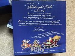 2005 Hallmark Santas Midnight Ride Dash Away Sleigh 8 Reindeer Table Shelf Decor