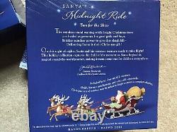 2005 Hallmark Santas Midnight Ride Dash Away Sleigh 8 Reindeer Table Shelf Decor