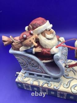 2008 Jim Shore Rudolph Traditions #4009803 Musical Santa Sleigh Misfit Toys