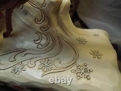 2020 ENESCO JIM SHORE HEARTWOOD CREEK Here Comes Santa Sleigh Reindeer 6006635