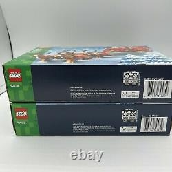 2 BOXES! Lego 40499 Santa's Sleigh with Reindeer New Sealed Winter Christmas Lot