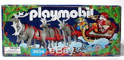 3604 Santa's sleigh and the Playmobil Christmas reindeer
