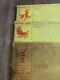 3 Vtg 1956 Douglas Fir Plywood Association Santa Claus, Sleigh, Reindeer Cutouts