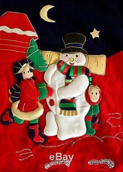 43 Handmade Santa Sleigh Reindeer Snowman Christmas TREE SKIRT
