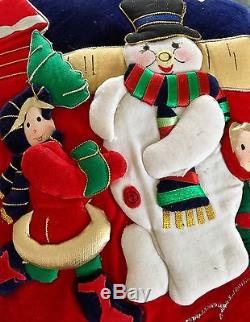 43 Handmade Santa Sleigh Reindeer Snowman Christmas TREE SKIRT