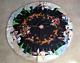 46 47 Hand Made Wool Santa Sleigh Reindeer Scene Christmas Tree Skirt