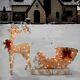 48 In. Reindeer And Santas Sleigh With Led Lights By National Tree Company