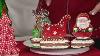 4 Piece Santa Sleigh And Reindeer Figures By Valerie On Qvc