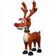 59 Rudolph The Red Nosed Reindeer Santa Sleigh Team Leader Christmas Statue