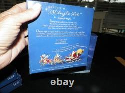 5 Box Set Hallmark Keepsake Ornaments Midnight Ride Santa & 8 Reindeer Nib