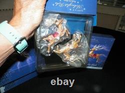 5 Box Set Hallmark Keepsake Ornaments Midnight Ride Santa & 8 Reindeer Nib