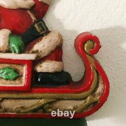 5 Midwest Cannon Falls Christmas Stocking Hanger Holders Santa Sleigh & Reindeer