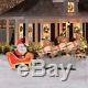 6ft Santa Sleigh Reindeer Christmas Airblown Inflatable Outdoor Yard Decor
