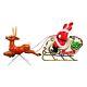 72-inch Santa With Sleigh And Reindeer