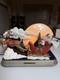 95 Holiday Creations Merry Christmassanta Reindeer Sleigh Moon Lights& Music