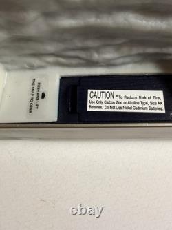 95 Holiday Creations Merry ChristmasSanta Reindeer Sleigh Moon Lights& Music