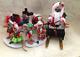 Annalee 5 Santa Mouse In Sleigh & 8 Reindeer-2020-nwts-never Displayed