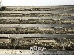 Antique Eppelsheimer & CO NY Chocolate Mold USA MADE Santa Sleigh And Reindeer